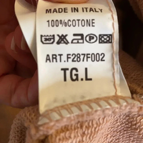 DIXIE Cotton Cardigan Front Bow Closure, Size L - Picture 7 of 7